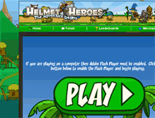 Tablet Screenshot of helmet-heroes.com